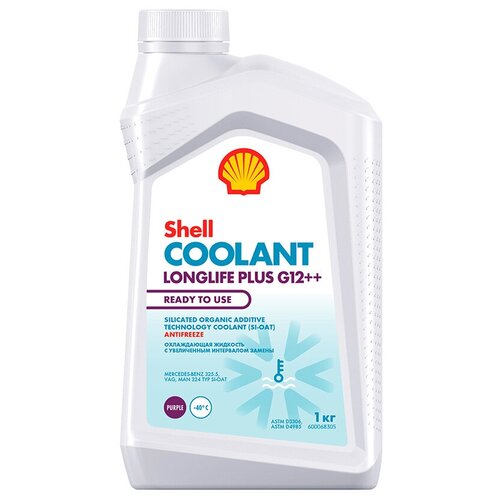 Антифриз SHELL Coolant Longlife Plus G12++ 4 кг