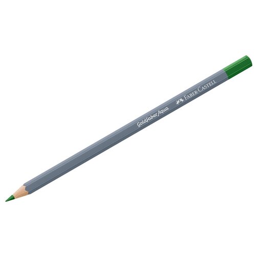 Faber-Castell Акварельный карандаш Goldfaber Aqua 12 шт., 114696, 266 зеленый