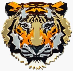 Брошь Тигр / Tigris, brooch, Au