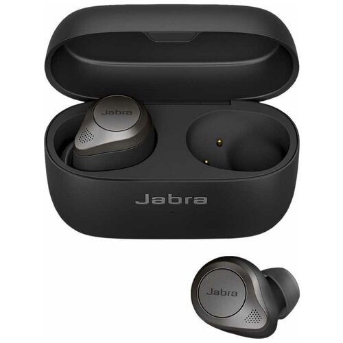 фото Беспроводные наушники jabra elite 85t, титановый