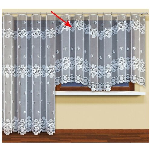 Тюль Цветочный орнамент