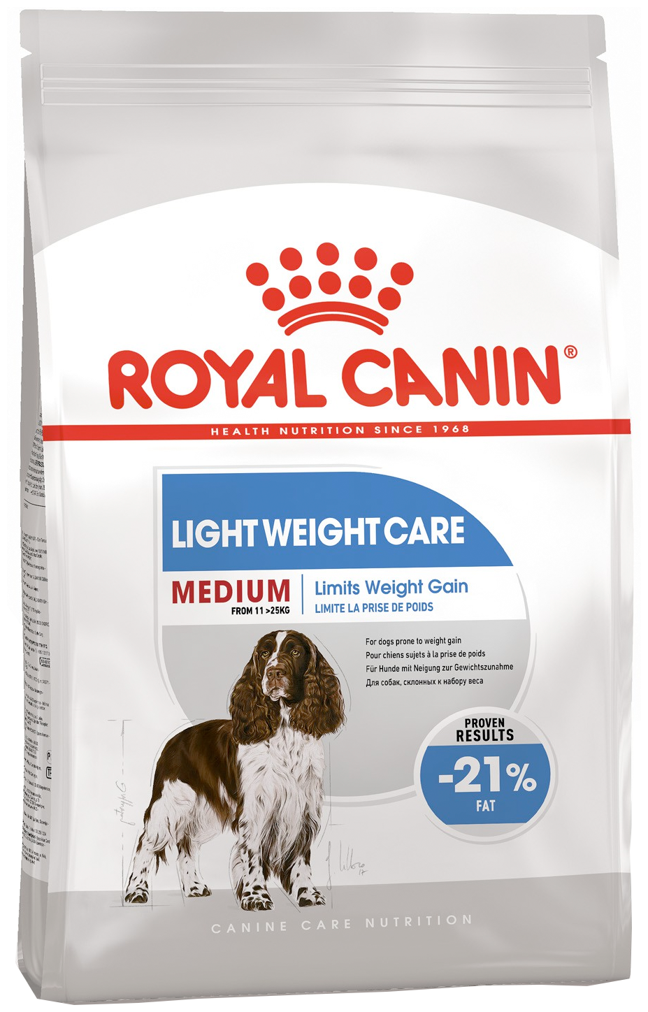Корм сухой Royal Canin Medium Light Weight Care для собак средних пород, склонных к набору веса 3 кг