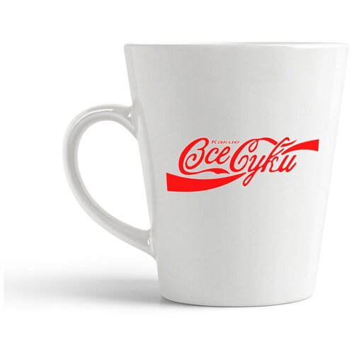 фото Кружка-латте coolpodarok "какие все суки"