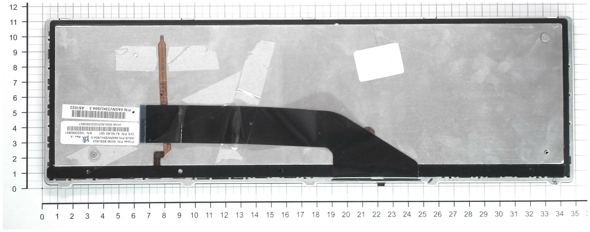 Клавиатура для ноутбука Asus K50AE русская черная с подсветкой