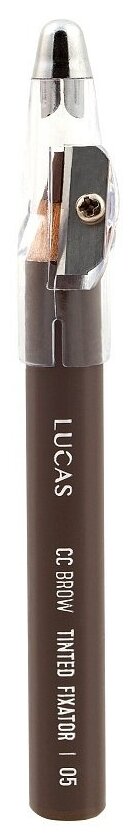 Lucas Cosmetics карандаш для бровей восковый Tinted Wax Fixator, оттенок русый