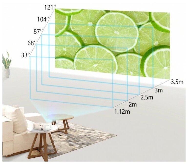 Проектор TouYinger X21 HD белый