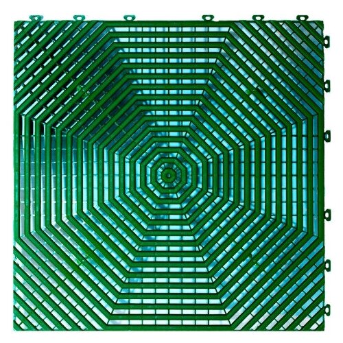 Долговечная и эстетичная плитка зеленого цвета из полипропилена 6 шт для садовых дорожек для парковки автомобилей 5100₽