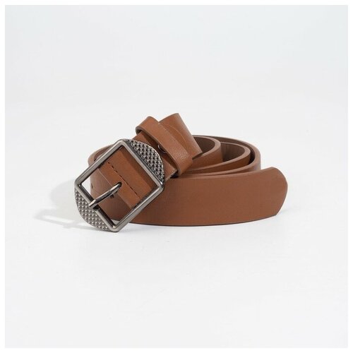 фото Ремень, ширина 3 см, винт, пряжка металл, цвет рыжий rusexpress