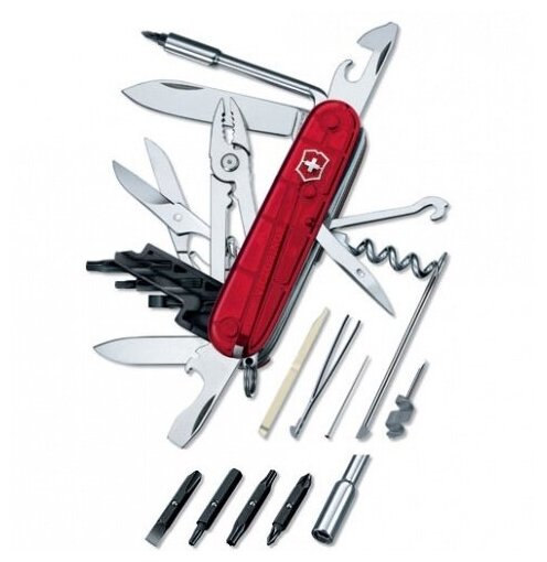 Нож перочинный Victorinox CyberTool M (1.7725.T) 91мм 32функций красный карт.коробка - фото №18