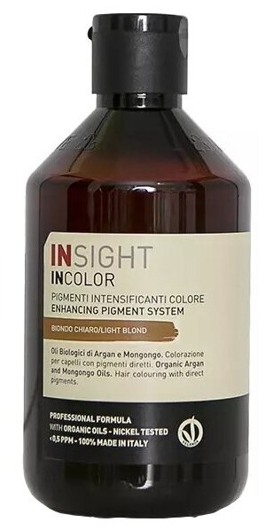 INSIGHT PROFESSIONAL Прямой пигмент светлый блондин LIGHT BLOND, 250 мл