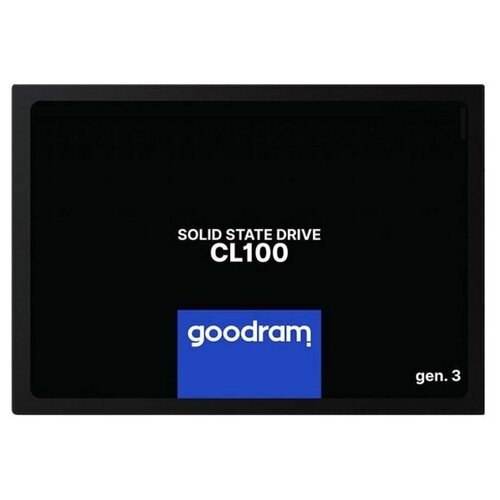 Твердотельный накопитель GoodRAM CL100 gen.3 480 ГБ SATA SSDPR-CL100-480-G3