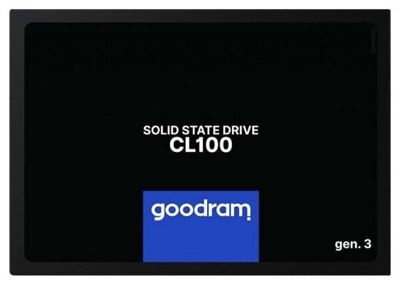 SSD диск GOODRAM 2.5" СL100 480 Гб SATA III TLC SSDPR-CL100-480-G3