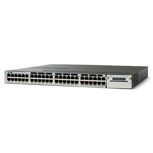 Коммутатор Cisco Catalyst WS-C3750X-48P-S USED коммутатор cisco ws c3750x 24p s