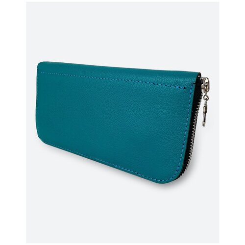 фото Кошелек kaza, фактура гладкая, бирюзовый