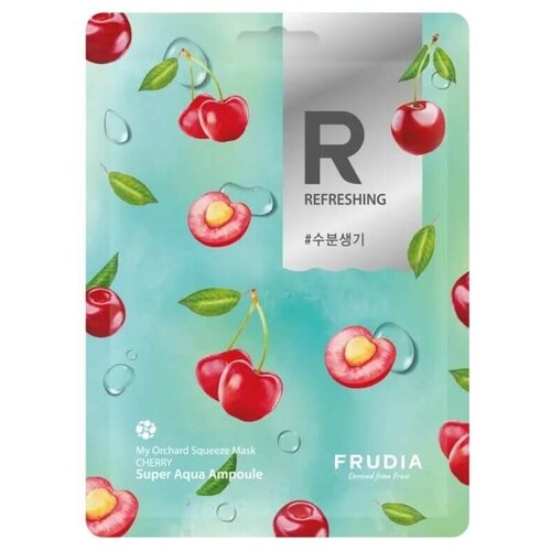 Маска для лица с вишней FRUDIA разглаживающая - My Orchard Cherry Squeeze Mask маска для лица с ананасом frudia my orchard squeeze mask 1 шт