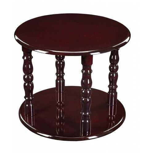 фото Деревянная подставка для цветов - тм-1(2) цв. "красное дерево", h=455mm, d=500mm. аква-сервис