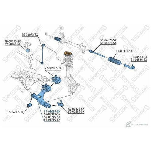 Stellox3 STELLOX Рычаг подвески STELLOX 5703687sx