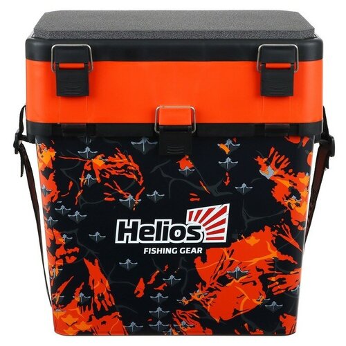 Ящик рыболовный зимний Helios SHARK, цвет оранжевый (HS-IB-19-SHO) 7534006