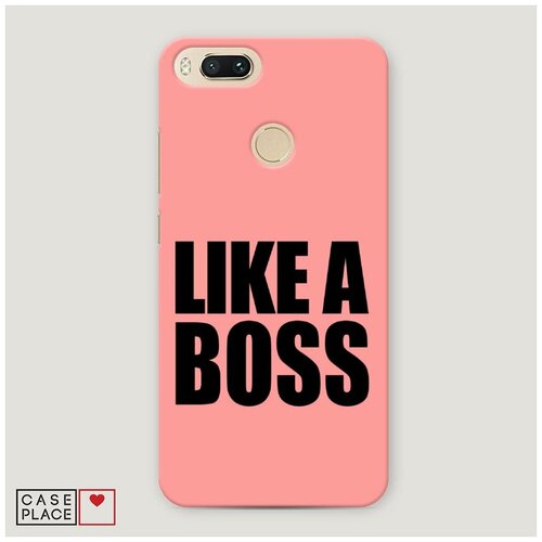 фото Чехол пластиковый xiaomi mi a1 лайк э босс case place
