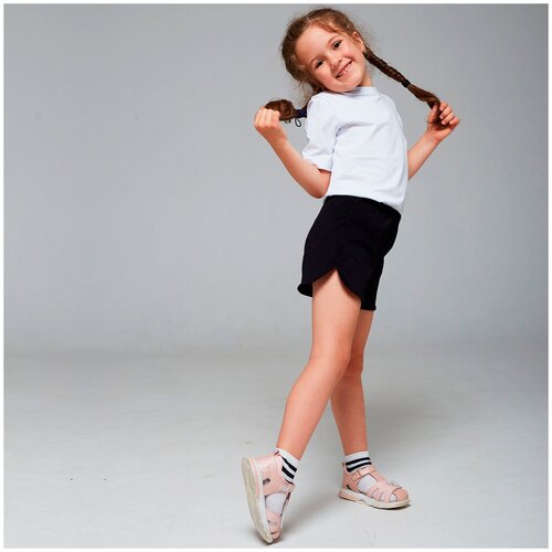фото Tw21-551020201 шорты спортивные детские, черный, раз.116 tuot