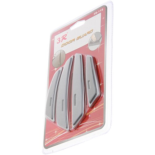 Накладки на двери защитные 3R-119 SILVER (4шт) 3R