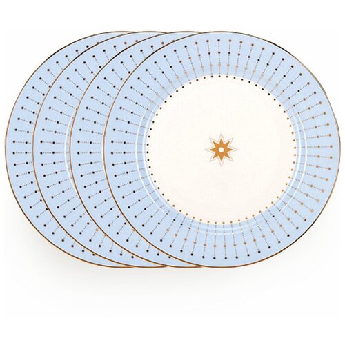 Набор из 4 тарелок. Императорский фарфоровый завод. Форма 