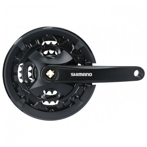 система shimano fc mt101 altus Система SHIMANO ALTUS FC-MT101, 3x9 передач, 40-30-22T, шатуны 175мм