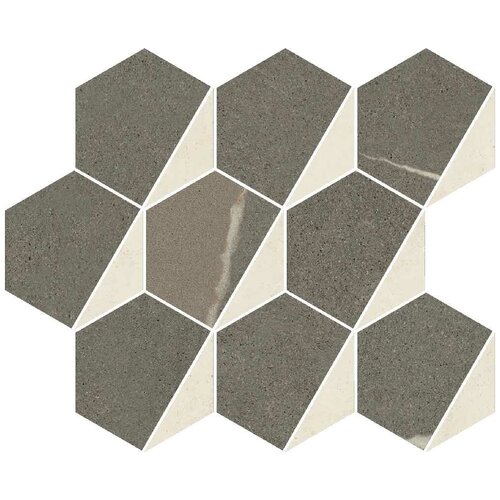 Мозаика Italon Metropolis Hexagon Warm 25.4x31 матовый 620110000160 (1 шт.) керамогранит italon metropolis desert beige 80x80 матовый 610010002335 1 28 кв м