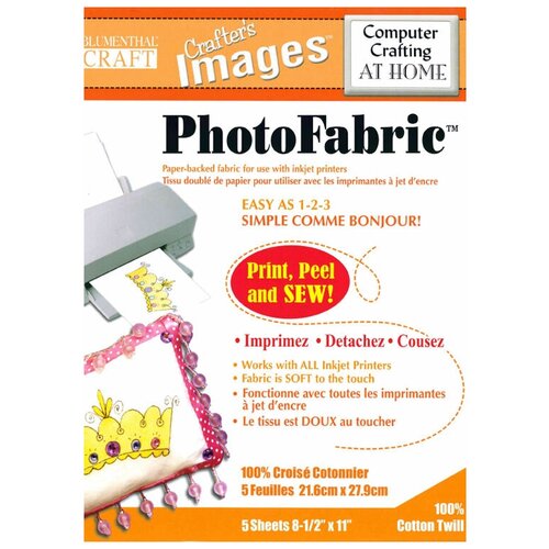 Ткань для печати на принтере Photo Fabric, Blumenthal Craft, 010601014