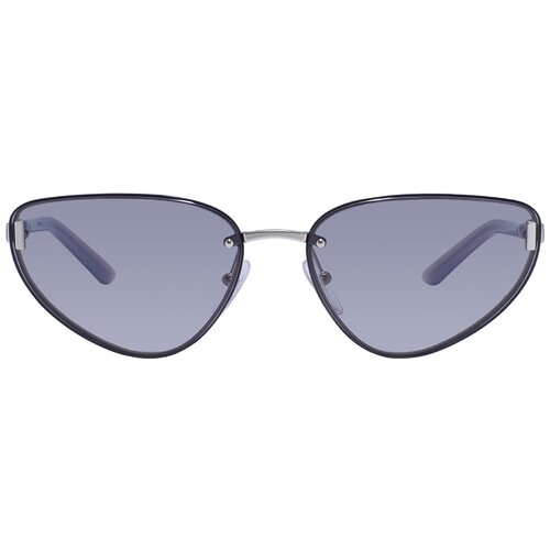 фото Солнцезащитные очки prada, кошачий глаз, оправа: металл, для женщин, серебряный