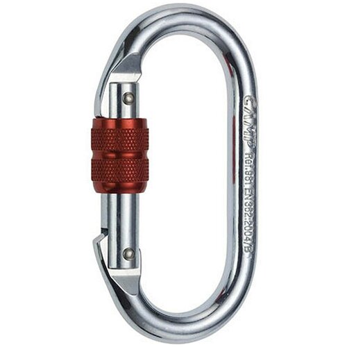 Карабин CAMP OVAL STANDARD LOCK карабин стальной oval steel lock camp safety