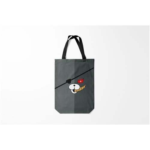 фото Сумка-шоппер / 31х42 см / аниме / kurokuma на сером burnettie