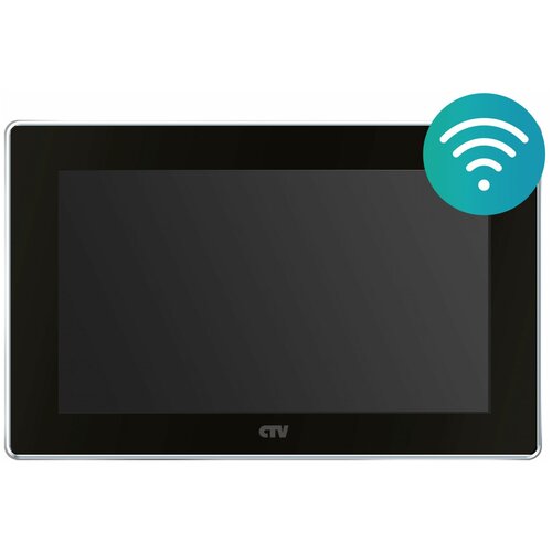 фото Ctv-m5701 монитор видеодомофона с wi-fi (черный)