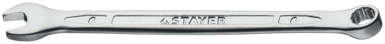 STAYER HERCULES 6 мм Комбинированный гаечный ключ (27081-06)