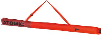 Чехол для лыж, для палок ATOMIC Nordic Ski Sleeve, красный/темно-красный