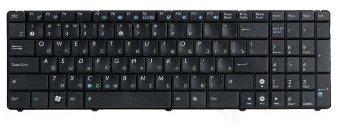 Клавиатура для ноутбука Asus F52, F90, K50, K51, K60I, K60IJ, K61, K62, K70, K71, K72, P50, X5DIJ (p/n: 04GNV91KRU00-2)