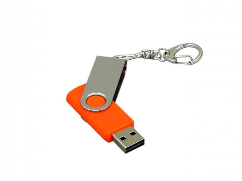 Флешка для нанесения Квебек (4 Гб / GB USB 2.0 Оранжевый/Orange 030 Flash drive)