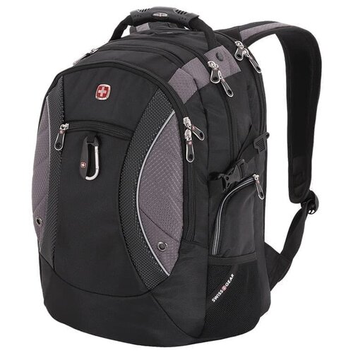 фото Swissgear рюкзак swissgear, 15'' , чёрный/серый, полиэстер 900d, 35х23х48 см, 39 л