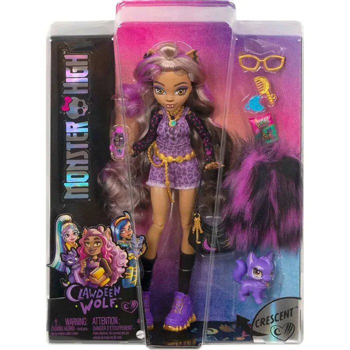 Кукла Монстр Хай Клодин Вульф G3 бейсик 2022, Monster High Basic Clawdeen Wolf