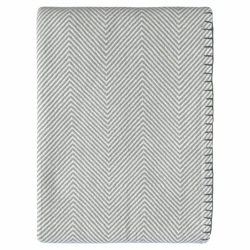 фото Плед 130х180 см из шерсти мериноса серого цвета из коллекции essential tkano tk23-th0002