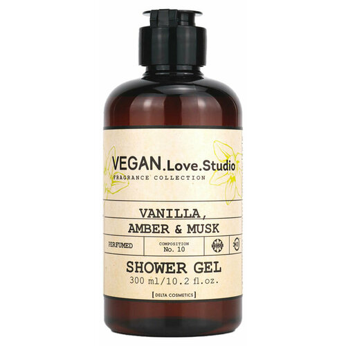 Гель для душа VEGAN.Love.Studio Vanilla Amber Musk, 300 мл