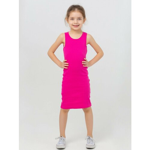 Платье КотМарКот, размер 134, розовый лонгслив котмаркот размер 134 розовый