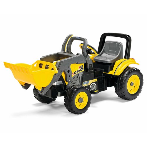 Детский педальный трактор Peg Perego MAXI EXCAVATOR педальные машины peg perego maxi diesel tractor d0551