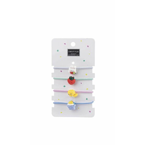 Резинка для волос, 4 шт