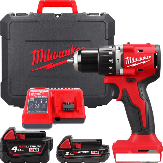 Дрель-шуруповерт Milwaukee M18 M18BLPDRC-422C 4933492825