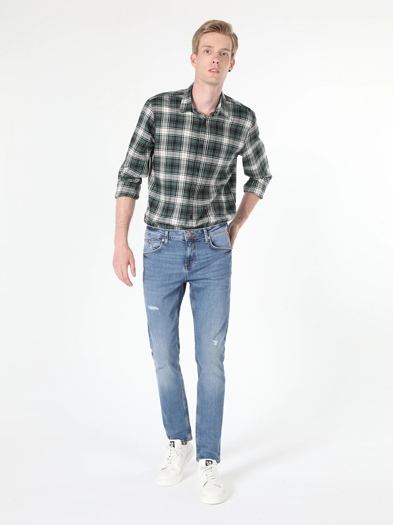 Джинсы COLIN'S 044 KARL Straight Fit, размер 34-32, голубой