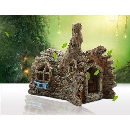 Декорация для аквариума Домик на дереве 770₽