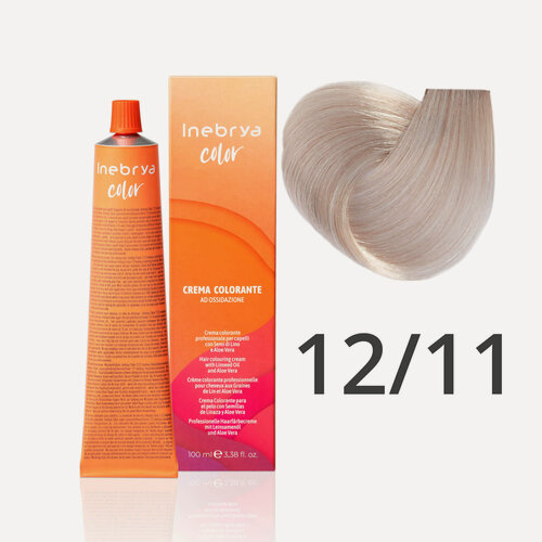 Изображение товара Крем - краска для волос профессиональная Inebrya Color Professional 12/11 Суперосветляющий блонд Насыщенный пепельный 100 мл