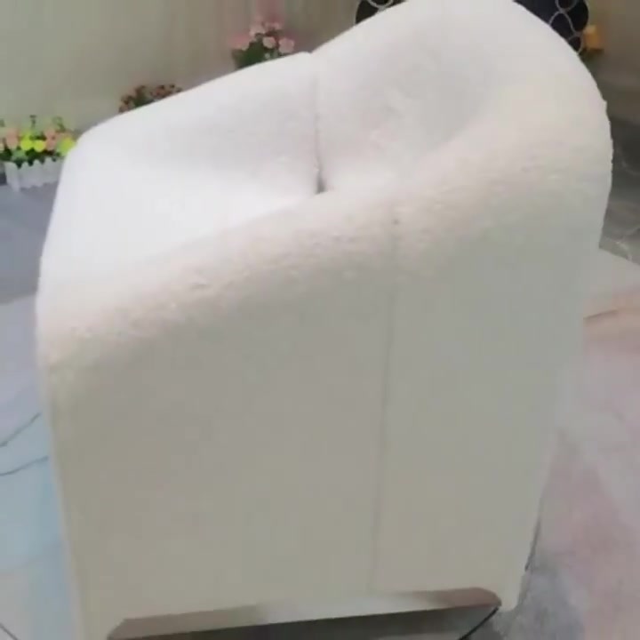 М-образное кресло из стекловолокна в стиле Groovy Lounge Chair by Piere Paulin (синий маленький 76*70*75*45 см) — фото 1