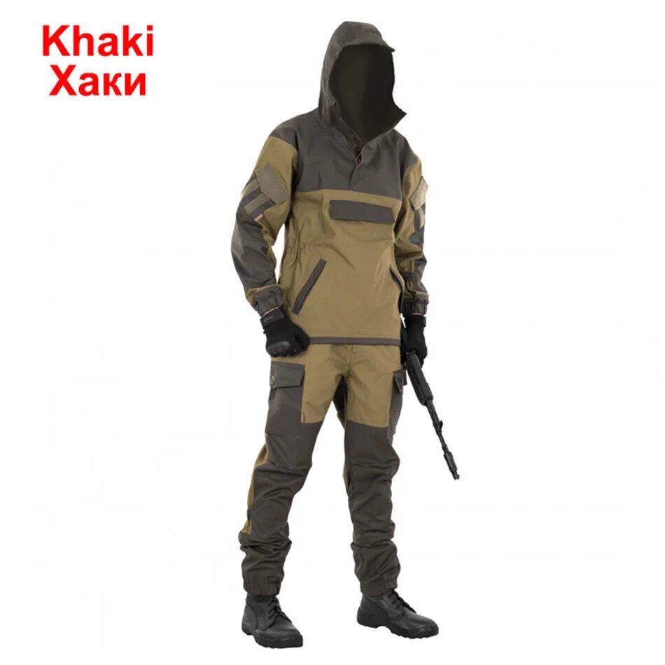 Камуфляжный тактический костюм GORKA-4 450D мужской (44-46)3-4, Бежевый, khaki